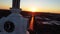 Sunset Over Murfreesboro, Tennessee, Aerial View, Rutherford County Courthouse