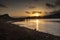 Sunset over the Neath estuary