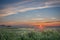 Sunset over a Norfolk Marsh