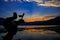 Sunset Over Phewa Lake, Pokhara, Nepal