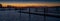 Sunset over Port Gardener Everett Washington
