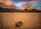 Sunset over The Racetrack Playa in Death Valley National Park