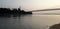 Sunset over river Mahanadi, Nature,Hanging bridge ,romantic view