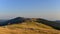 Sunset over the RÃ¢nca resort from Transalpina road.