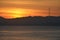 Sunset over the San Francisco bay