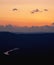 Sunset over Shenandoah river