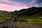 Sunset over Skiddaw