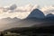 Sunset over the southern Canadian Rockies