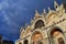 Sunset over St Mark Basilica in Venice