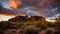 Sunset Over the Superstition Mountains