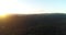 Sunset Over Tree Covered Hills Australia