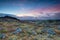 Sunset over Tregarrick Tor