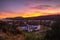 Sunset over the village of Alma New Brunswick and Fundy National Park