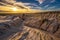 Sunset over Walls of China in Mungo National Park, Australia