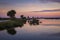 Sunset over water - Merritt Island Wildlife Refuge, Florida