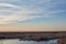 Sunset over the wetlands at Cheyenne Bottoms