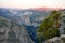 Sunset over Yosemite Valley