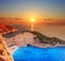 Sunset over Zakynthos