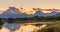 Sunset Oxbow Bend Grand Teton National Park Wyoming