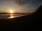 Sunset. Palo seco beach. Costa Rica. Landscape