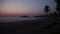 Sunset on the Palolem Beach of the Arabian Sea Goa India.