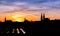 Sunset panorama Nuremberg, Germany