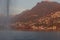 Sunset panorama of Parco Ciani on the shore of Lugano Lake