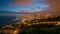 After sunset panoramic view to Funchal, Madeira