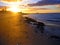 Sunset at Papamoa Beach, New Zealand