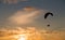 Sunset para gliding