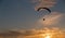 Sunset para gliding