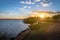 Sunset at Paranoa Lake Promenade - Brasilia, Distrito Federal, Brazil