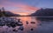 Sunset on a Patagonia lake