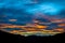 Sunset at Peketa Beach, Kaikoura, South Island of New Zealand