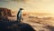 Sunset Penguin: A Stunning Unreal Engine Render By Matthias Jung