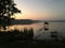 Sunset on Peten Itza Lake El Remate Guatemala