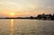 Sunset on Pichola lake, Udaipur, Rajasthan, India