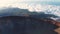 Sunset on Pico Viejo volcano crater from Mount Teide, Tenerife, Canary Islands