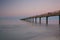 Sunset on the Pier in Binz, Ruegen Island