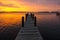 Sunset pier Florida Keys