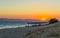 Sunset in Plaka beach, Naxos, Greece