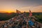 Sunset from Popolopen Torne, a mountain in the Hudson Valley, New York