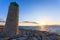 Sunset from the port of Cannes, France