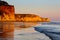 Sunset at Porto de Mos Beach in Lagos, Algarve