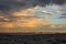 Sunset With Rainbow Across Sandwash Basin, Colorado