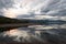 Sunset reflected on the Ashokan Reservoir.