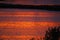 Sunset reflecting over the lake of Ivars, Lleida