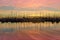 Sunset and Reflections on Emeryville Marina