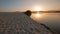 Sunset reflections over San Jose Del Cabo Lagoon near Cabo San Lucas Baja Mexico