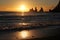 Sunset at Reynisdrangar